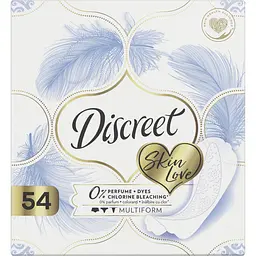 Прокладки щоденні гігієнічні Discreet Multiform Skin Love 54 шт. - мініатюра 2