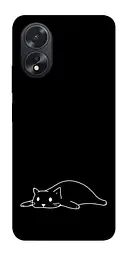 TPU чохол Demsky Lazy cat для Oppo A38