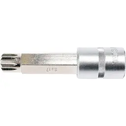 Головка торцева Yato квадрат 1/2" Spline подовжена M17 L= 100 мм (YT-04357) - мініатюра 2