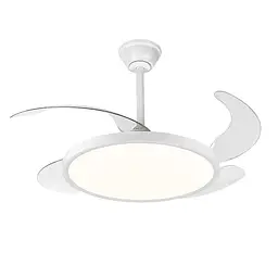 Люстра вентилятор стельова LED Levistella 7943043 (42) WH, 40W, білий, сучасний стиль, з пультом, діаметр 1050 мм - мініатюра 2