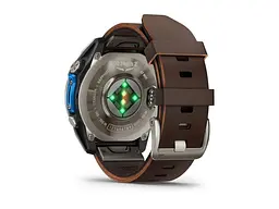 Смарт-годинник Garmin D2 Mach 2 47mm Titanium w. Oxford Brown Leather Band (010-02904-30/31) - мініатюра 3