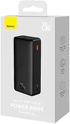 Портативний аккумулятор - універсальна батарея Baseus Airpow 30000mAh 20W (PPQD090101) чорний PPQD090101 - мініатюра 4