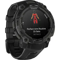 Смарт-годинник Garmin Instinct 3 AMOLED 45mm Black with Black Band [010-02936-00] [125556] - мініатюра 3