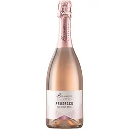 Ігристе вино Bernardi Prosecco DOC Millesimato Brut Rose, рожеве, брют, 0.75 л