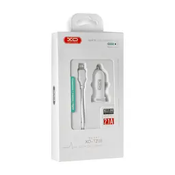 Зарядний пристрій XO 2xUSB 2.1A + cable USB to Lightning white (TZ08-L-WH) - мініатюра 5