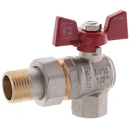 Кран з американкою Koer 1/2" KR.228 кутовий KR0016 - мініатюра 3