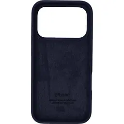 Чохол Silicone Case для Apple iPhone 17 Pro Dark Blue AA [145155] - мініатюра 2
