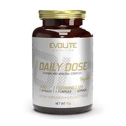 Вітаміни та мінерали Evolite Nutrition Daily Dose, 120 вегакапсул для підтримки організму