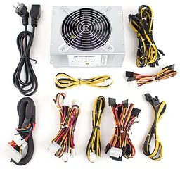 БЖ 1200W FSP FSP1200-50AAG 80+ GOLD, 6xPCI-E6+2, 135mm fan, Modular, C20, brown box - мініатюра 5