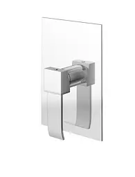 Душова система Kohlman Axis 25 chrome + BOX прихованого монтажу QW220NR25, Хром - мініатюра 3