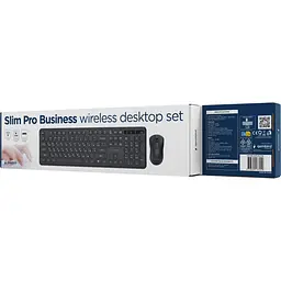 Комплект (Клавіатура та миша) Gembird KBS-WPS-01-CYRL Black (KBS-WPS-01-CYRL) - мініатюра 4