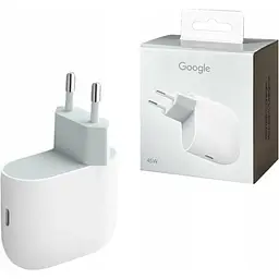 Мережевий зарядний пристрій Google Pixel 45W USB-C White (GA05732-EU) [136944] - мініатюра 4