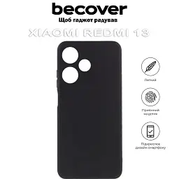 Чохол до мобільного телефона BeCover Xiaomi Redmi 13 Black (711546) - мініатюра 6