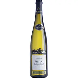 Уцінка. Вино Cave de Ribeauville Muscat, біле, напівсухе, 13%, 0,75 л