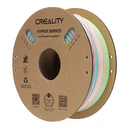 Пластик для 3D-принтера Creality PLA Hyper 1кг, 1.75мм, rainbow long, wild flower (3301010426) - мініатюра 1