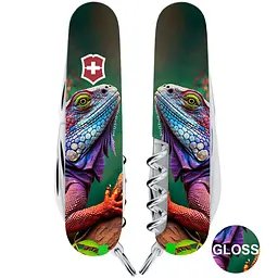 Ніж Victorinox Camper Animal 91мм 13функ Хамелеон - мініатюра 3