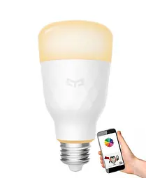 Лампочка розумна Xiaomi Yeelight Smart LED Bulb 1s Warm White E27 керована по Wi-Fi - мініатюра 2