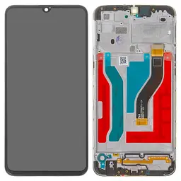 Дисплей Samsung A107 Galaxy A10s, чорний, з рамкою, Original (PRC), original glass