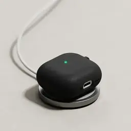 Чохол з карабіном Ringke Silicone для AirPods 4 2024 Black - мініатюра 3