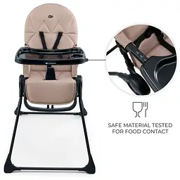 Стільчик для годування Kinderkraft Binci Beige (KHBINC00BEG0000) - мініатюра 5