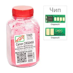 Тонер Canon MF610/630 70г Magenta +chip AHK (1505208)