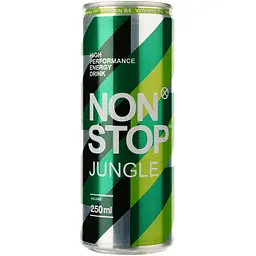 Упаковка енергетичного напою Non Stop Jungle безалкогольний 6 л (0.25 л х 24 шт.) - мініатюра 2