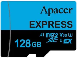 Карта пам'яті Apacer microSDXC Class 10 UHS-I U3 A1 Express 128 GB (AP128GMCEXG3X17-RA)