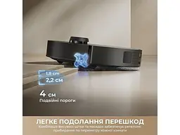 Робот-пилосос з вологим прибиранням Dreame L50s Pro Ultra Black (RLL88HE-Bl) - мініатюра 6