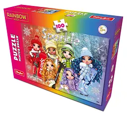 Пазл Ideyka Rainbow High Winter Break 100 елементів 30 × 40 см LP100-002