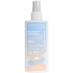Гель-спрей після засмаги Alphanova Organic Sun з алое вера органічний заспокійливий охолоджувальний 125 мл
