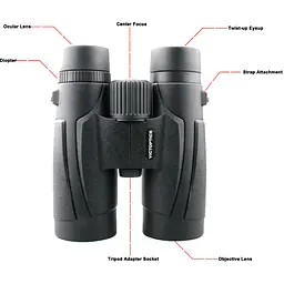 Бінокль VictOptics Hunting and Birdwatching 10x42 Roof (BOSL02) [169793] - мініатюра 6