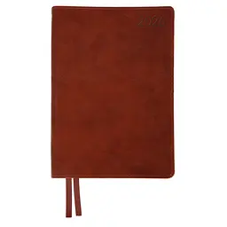 Щоденник-діловий записник А5 Leo Planner датований 2026 Case коричневий 368 сторінок (252659)