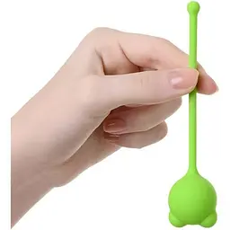 Вагінальні кульки A-Toys, 12.4 см, зелений - мініатюра 2