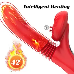 Вібратор для подвійної стимуляції Silicone Vibrator 7 Powerful Modes Boss Series 63-00075 103504 - мініатюра 2