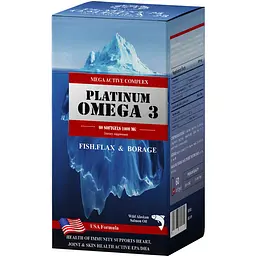  Добавка дієтична New Food Technologies Omega 3 Platinum 60 капсул