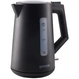 Електрочайник Gorenje 1.7 л Strix контроль чорний матовий kuh0015343