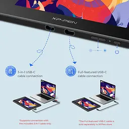 Графічний монітор XP-Pen Artist 13 2nd Gen Black [111951] - мініатюра 3