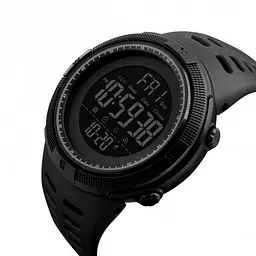 Чоловічий наручний годинник 1251 All Black Skmei acs0030834 - мініатюра 2