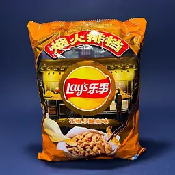 Чіпси Lay's Sichuan Peppercorn Meat китайські зі смаком м’яса із сичуанським перцем 70 г