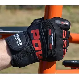 Рукавички для фітнесу Power System PS-2800 Black/Red XL - мініатюра 4