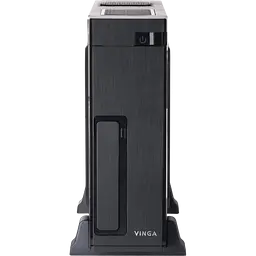 Корпус Vinga CS302B 400W Black (CS302B) - мініатюра 2