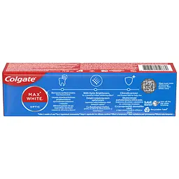 Зубна паста Colgate Max White Optic відбілююча для миттєвої яскравої усмішки 75 мл - мініатюра 3