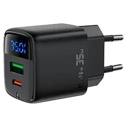 МЗП Acefast A116 PD35W+QC3.0 GaN (1USB-A/1C) Black - мініатюра 4