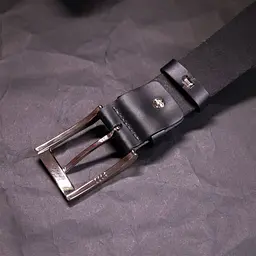 Брючний ремінь для чоловіків з натуральної шкіри Grande Pelle 11674 чорний 120 см - мініатюра 10