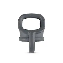 Ерекційне кільце Boners Silicone Ball Splitter, 3.5 см (сірий) - мініатюра 2