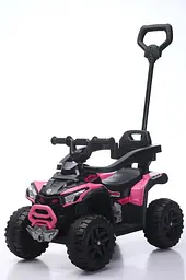 Квадроцикл M 6427EBLR-8 2.4G р/к 3в1 (каталка-толокар бат.ручка) 1*6V7AH 2*25W муз светло