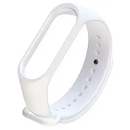 Ремінець Silicone Mi Band 3/4 Білий (1)