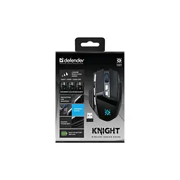 Мишка Defender Knight GM-885 Wireless Black (52885) - мініатюра 6