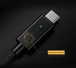 Портативний ЦАП-підсилювач для навушників KZ AM2 Type-C з еквалайзером та Hi-Fi звуком (Чорний) - мініатюра 6