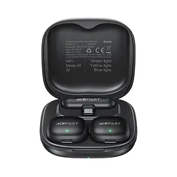Бездротова мікрофонна система ACEFAST R1 wireless lavalier microphones Black (6974316284895)